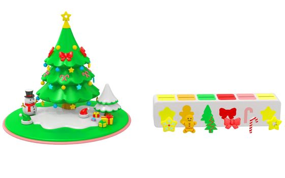 comprar Brinquedos de silicone não são tóxicos e inodoros brinquedos criativos de silicone árvore de Natal online manufacture