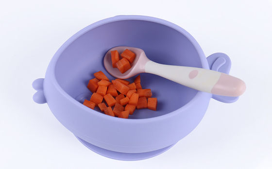 Os peixes macios dos desenhos animados das crianças do silicone deram forma à bacia dos utensílios de mesa das crianças do silicone do produto comestível da bacia do otário