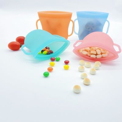 Saco de silicone não tóxico para conservação de alimentos Saco de silicone para conservação de leite materno para bebés
