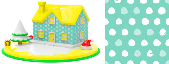 DIY Desenvolvimento de Puzzles Crianças Inteligência do Cérebro Brinquedos Casa Design Blocos de Construção Brinquedos de silicone