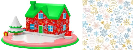 Construção de habitação criativa para crianças Blocos de construção de silicone para bebê Puzzle de silicone macio Brinquedos de silicone
