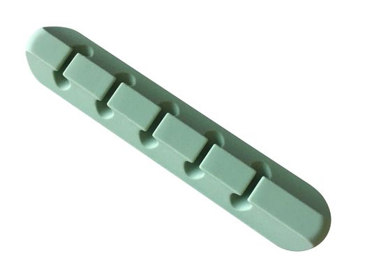 OEM Silicone 5 Slots Organizador de fio Carregador de cabo Gerenciador de cabo Clips Organizador para escritório Casa
