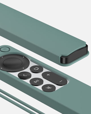 Adequado para o controle remoto da Apple TV Manga protetora de silicone anti-caída e manga protetora de silicone à prova de poeira