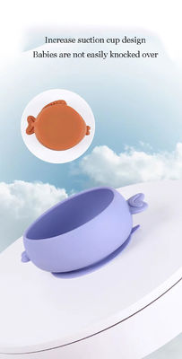 Placas de refeição para bebés e crianças pequenas, ventosas de sucção de divisão específica para bebés, placas de refeição para bebês 100% de silicone de qualidade alimentar não escorregadiça