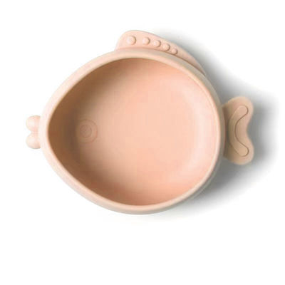 Copos complementares da sução do alimento do bebê inodoro, bacias dos utensílios de mesa, bacia integrada dos utensílios de mesa das crianças do silicone do produto comestível