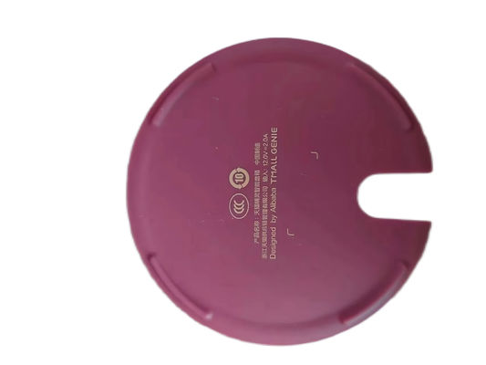 Pad de isolamento de alto-falante circular personalizado Pad inteligente de alto-falante Bluetooth Silicone Screen Printed Font Anti Vibration Pad