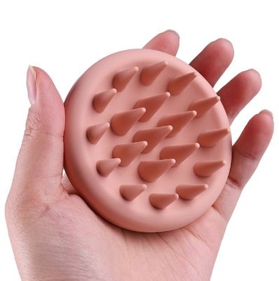 Pincel de massagem de silicone para limpeza profunda e saúde do cabelo