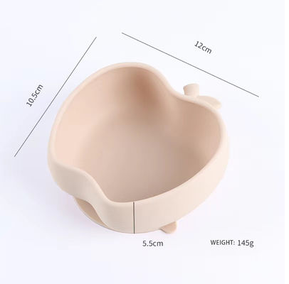 A bacia complementar do copo da sução do silicone do alimento das crianças pode ser bacia do silicone do produto comestível do forno micro-ondas