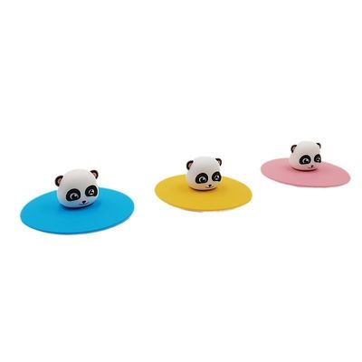 Reutilizavel Cartoon Cup tapa de silicone à prova de poeira fácil de limpar e BPA material livre