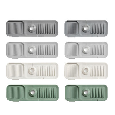 Tapete de manuseio de torneira de silicone Tapete de cozinha Lava-louças Sabão esponja Bracket Acessórios Tapete de armazenamento de ferramentas pequenas